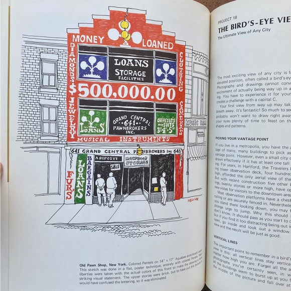 1978 The Technique of How to Draw Buildings Urbex Architecture Book City Scene - Picture 5 of 16